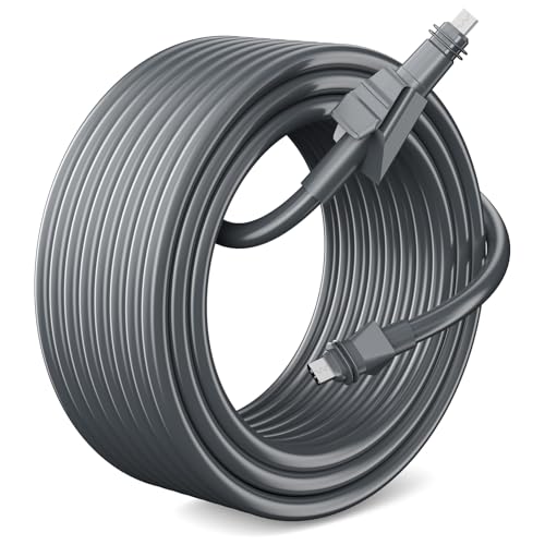 YaCeSyn Starlink Flat High Performance Cable, 75FT/23M Rectangular Satellite Replacement Cable, Cat6 Network Cable, Waterproof Extension Cord for Starlink Flat High Performance Gen2