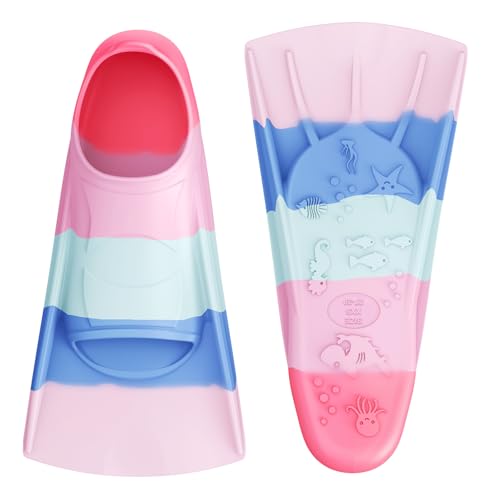 Gintenco Swim Fins, Adults & Kids Swim Training Fins for Lap Swimming
