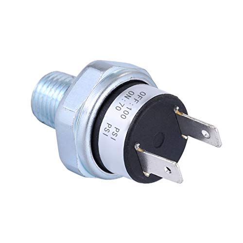 Air Pressure Switch 70-100 Psi Pressure Switch 1/4"-18 Npt 24V 12V Pressure Switch Air Compressor Pressure Switch 100Psi Pressure Controller 70Psi Low Pressure Switch #TOP3