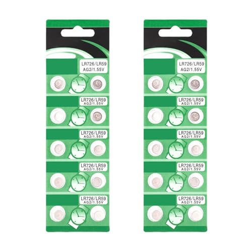 10pcs / 20pcs Pilas Botón AG2 LR726 Compactas miniatura 1