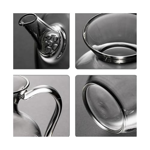 Tetera pequeña verde transparente para té frío e infusiones individuales 6
