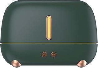 Humidificadores Humidificador de aire portátil, aceite esencial ultrasónico, colorido Fogger, lámpara de llama, fabricante de niebla fría para el dormitorio del hogar (Color : A)
