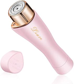 Facial Hair Remover for Women, Leuxe Painless Hair Removal Waterproof Shaver Razor