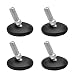Produktbild WAGNER QuickClick® Möbelgleiter I 4er-Set Verstellfuß mit Kugelgelenk I - HYPER - Durchmesser Ø 30 mm, M8 x 25 mm / Durchmesser Ø 37 mm - 15832600