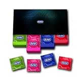 Durex Surprise Me Kit di Preservativi Assortiti, Sottili con Rilievi e Nervature, 40 Profi...