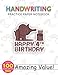 Notebook Handwriting Practice Paper for Kids Happy 4th Birthday Boy Baby Elephant Kid four Year: Journal, 8.5x11 inch, Gym, PocketPlanner, Daily Journal, Weekly, Hourly, 114 Pages
