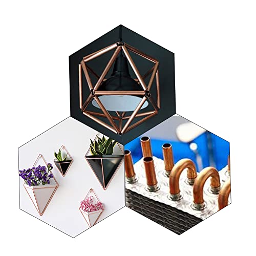 Tynulox 3/8"(9.5mm) OD 99.9% Copper Tube 0.5mm Wall × 300mm Length × 4Pcs, Pure Copper Tubing 110 Copper Seamless Round Tubing for Refrigerator, Jewellery and Industry by Tynulox - Image 6
