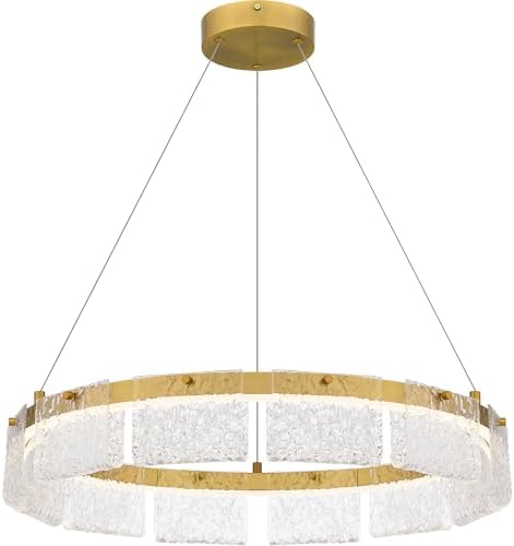 Quoizel Alice Integrated LED Brushed Gold Pendant Light