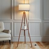 EOEYYOYB Floor Lamp with Shelf
