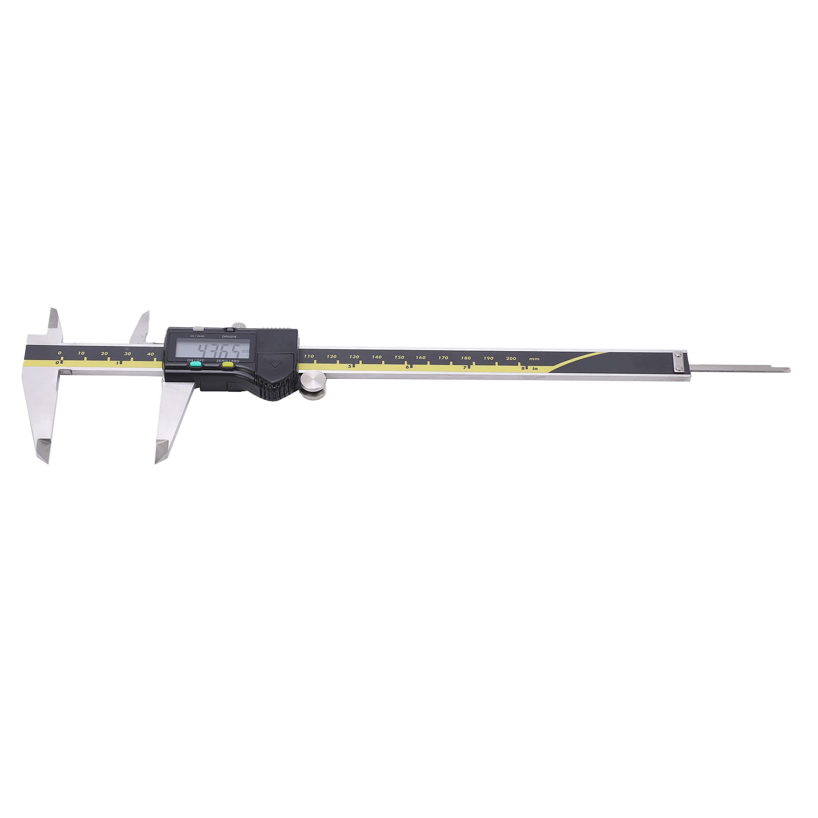 Calibrador Digital Electrónico de 200 Mm, Herramienta de Medición Precisa de Calibrador Vernier con Pantalla LED, Estuche Portátil para Material de Acero