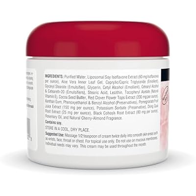 كريم Naturals Phyto-Estrogen ، خالٍ من البارابين - 4 كريم Oz