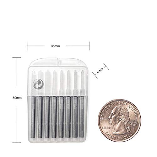 40-Pcs 1mm Phonak Hearing Aid Ear Wax Guard Filters Cleaning Tool Accessories Hearing Aid Wax Guard Filters for phonak, widex, Unitron and Resound Hear Clear Hearing aid Filters (Black Rod 5 Packs) - Thumbnail 3