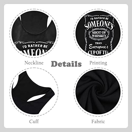 Anbech Country Music Tank Tops Black Concert Outfit Graphic Sleeveless Tee Shirts (A2 Black, Xl) #TOP5