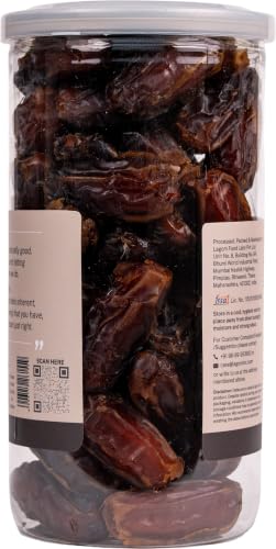 Image of Lagom Mabroom Seedless Dates 1 kg | Premium Pitted Saudi Khajoor | Firm, Chewy Texture with Rich Caramel Taste | No Added Sugar, No Preservatives | Vegan, Gluten Free, Non-GMO