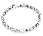 Mens Link Bracelets Round