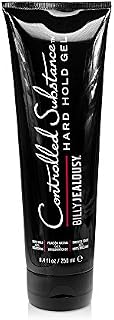 Billy Jealousy Controlled Substance Hard Hold Mens Styling Hair Gel, 8 Fl Oz