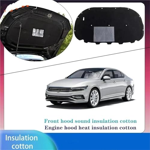 Couverture accessoires de voiture VW B7 B8 tapis isolant contre le bruit - 3