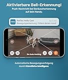 PetTec® Haustierkamera 360° und automatischer Futterspender mit Leckerliauswurf - via App & Multitaste - Bell-Erkennung - 3MP Nachtsichtfunktion - Hundekamera & Katzenkamera