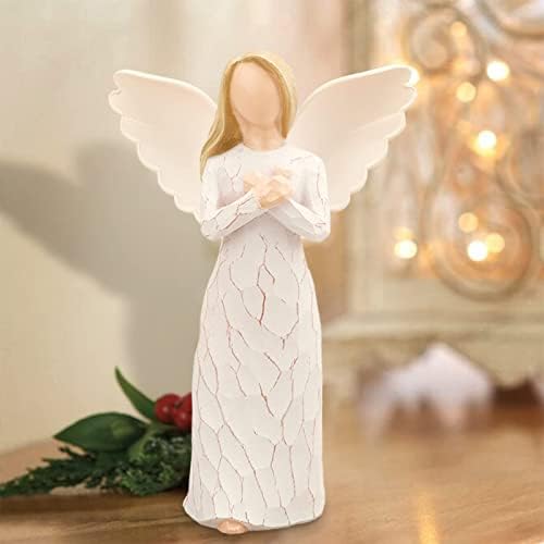 Guardian Angel Figurine, You Are So Loved - Hand Carved Praying Angel Sculpture, Encouragement Present, Home Decoration Birthday Present To Show Love, Gratitude,Emotional, Hope