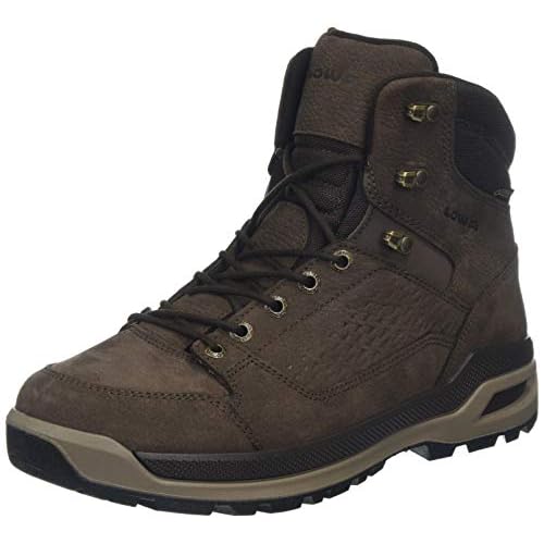 Lowa Herren Locarno Ice GTX MID Trekking- & Wanderstiefel, Braun (Marronescuro 0493), 43.5 EU