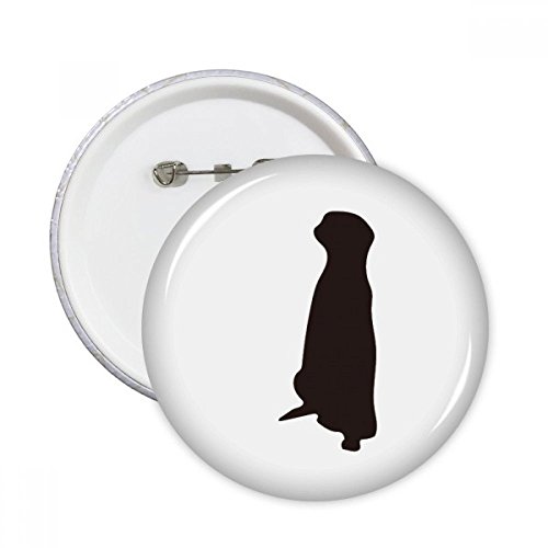 Badge bouton gopher noir xxl pour styliser veste unie