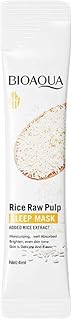 Rice Milk Sleep - Tratamiento facial hidratante y blanqueador para pieles pálidas y deshidratadas, 4 ml, color blanco, talla única