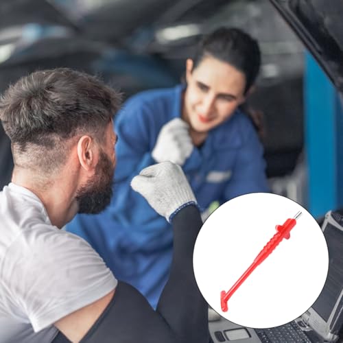 Image of Car Tire Valve Stem Puller, No Scratch Auto Valve Stem Remover & Installer Core Tool, Vehicle Tyre Valve Repair Tool Accessories, Universal for SUV Motorcycle Truck (Red)