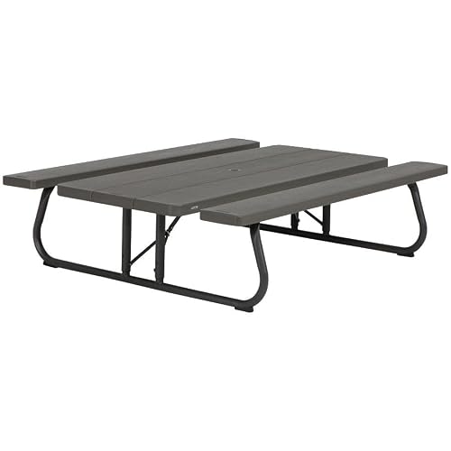 Lifetime 60110 6Ft Woodgrain Fld Picnic Table #TOP29