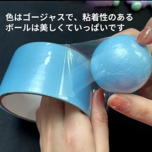 テープボール 6ロール粘着ボールテープ スティッキーボール