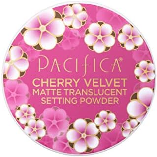 Pacifica Cherry Velvet Matte Setting Translucent Powder Women, White, 0.45 Oz