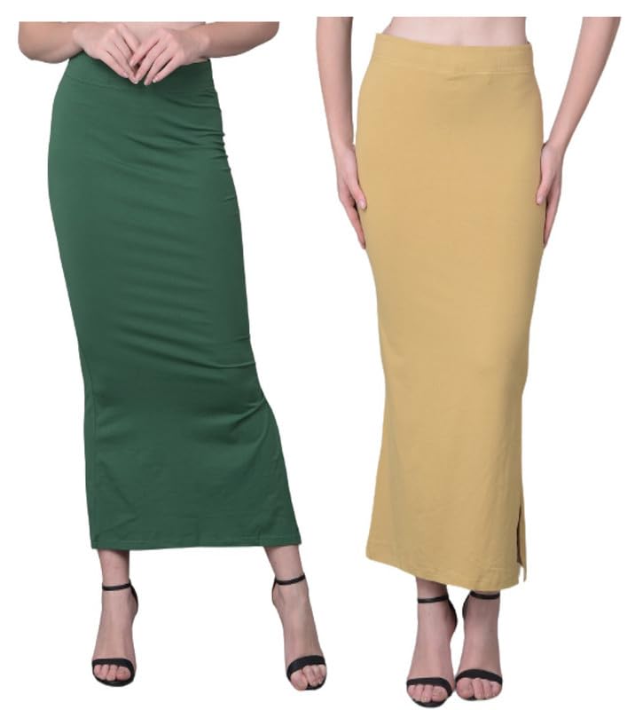 Image of Comfort Lady Women Cotton Blend Saree Shapewear /Saree Shapers Underskirt /Saree Petticoat