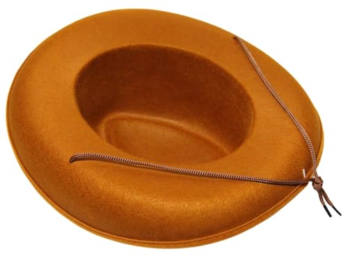 Making Believe Kids Western Rodeo Cowboy or Cowgirl Basic Costume Set - Vest, Brown Hat, Bandana, Size 4-5