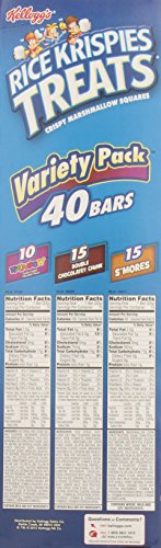 Rice Krispies Treats 3-Flavor Variety Pack, 40-Count Treats