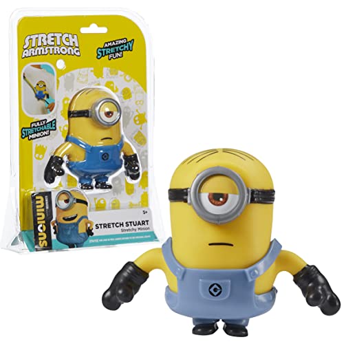 Character Options 07165 Stretch Minion Stuart Toy. Amazing Stretchy Fun. Perfect Christmas OR Birthday Present for Boys and Girls, Yellow