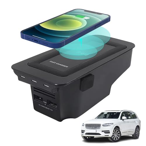 15W CX + 27W fA USB tJ[`[W[A{{ S60 V60 XC60 (2020-2024) S90 V90 XC90 (2016-2024) Z^[R\[ CeA `[jO ANZT[Ai-Phone 