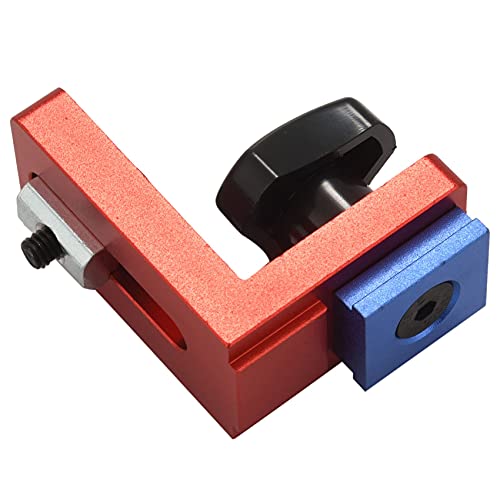 Jteyult Woodworking Chute Dedicated Limiter Standard 30 T-Slot Miter Stop Sliding Miter Gauge Fence Connector Rail Retainer Chute Locator For Milling Woodworking #TOP4