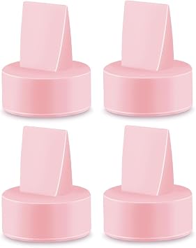 Maymom Duckbill Valves for Spectra. Designed for Spectra S1 Spectra S2 Spectra 9 Plus Spectra Dew 350 Not Original Spectra Pump Parts Spectra S2 Accessories Replace Spectra Valve Pink, 4ct