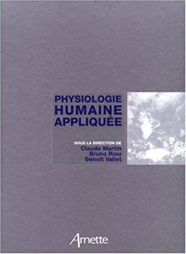 PHYSIOLOGIE HUMAINE APPLIQUEE
