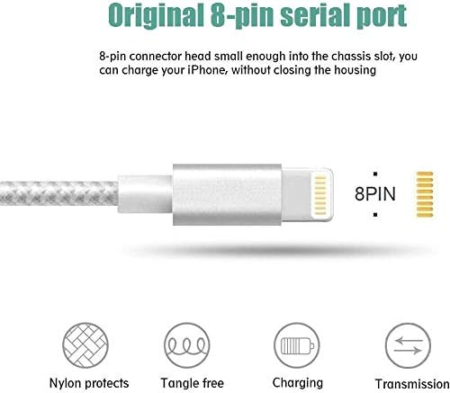 Lightning Cable Apple MFi Certified iphone Charger iPhone Charger Cable Lightning Cable 3 6 10FT 5pack iPhone 11 Pro Xs XR X 8 7 6s 6 Plus MAX ipad Charging Cable Cord Fast USB Accessories Chargers