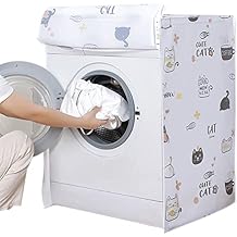 Washing Machine Cover, Washer and Dryer Covers Washer Dryer Dustproof Waterproof Washing Appliance Protector for LaundryCat Clamshell