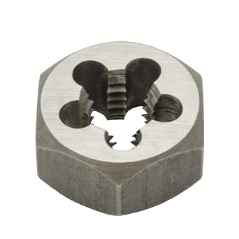 Generic 1/4"" - 20 TPI Carbon Steel BSW Hex Die - 2 Pieces, 388214