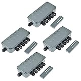 Wetterfest: Die Schutzart IP66 ist wasserdicht und schützt vor Wasserstrahlen und Staub aus allen Richtungen. 100% sicher und nach mehreren NEMKO, CE-Standards gelistet.