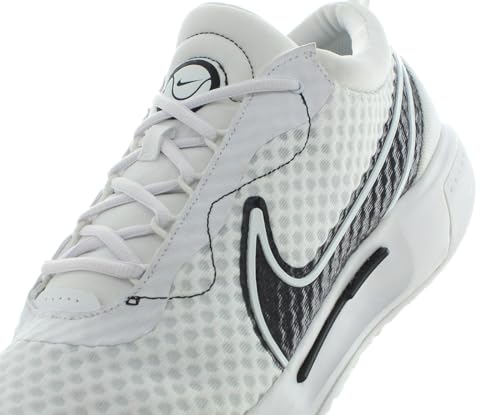 Nike Nike ZooCourt Pro Hc Mens Shoes Size 14, Color: White/Black/University Blue-White