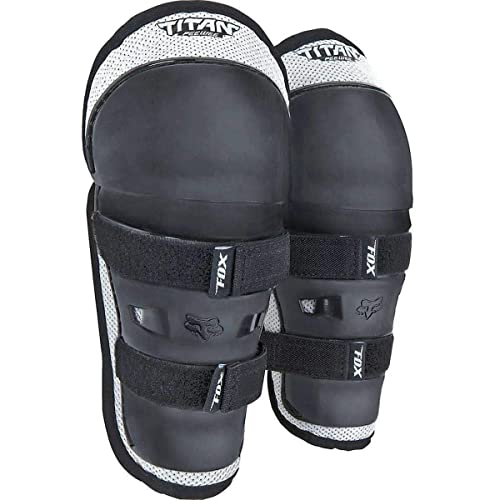 Fox Racing Kids Titan Knee/Shin Guard Black/Silver