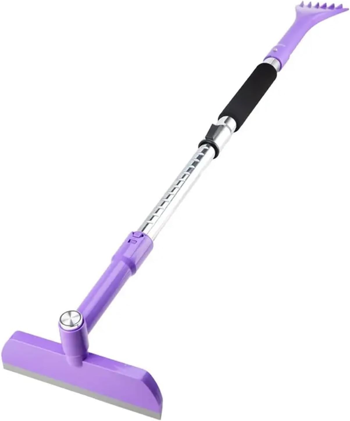 for Car Windshield Snow Brush& Ice Scraper 49.2", Extendable Design with 360° Pivoting Head and Foam Grip