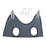 Pet Cat Grooming Hammock Helper Restraint Bag Breathable Comfortable Hanging Lounger Puppy for Nursing Bathing Pets Supplies, S Gray, Multi