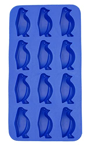 Molde para Hielos de Silicona con Forma de Pingüino 3 Unidades miniatura 2