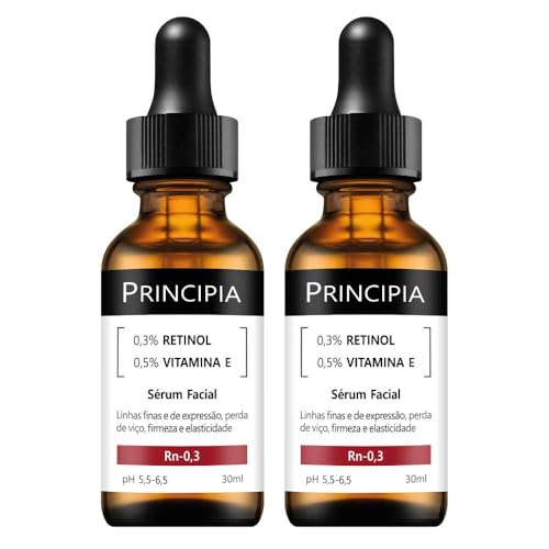 PRINCIPIA, Kit Duplo Sérum Principia Retinol 0,3% + Vitamina E - Rn-0,3 Skincare