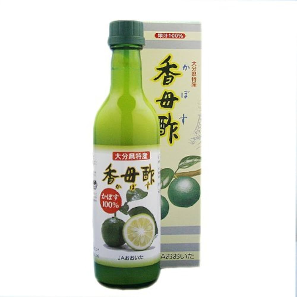 かずぽん Amazon.co.jp: 大分県特産 香母酢（かぼす果汁100％） 360ml : 食品