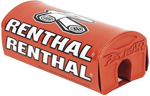 Renthal P328 Limited Edition Fatbar Pads Off-Road Motorcycle Accessories - Orange/One Size